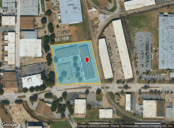  805 Avenue H E, Arlington, TX Parcel Map