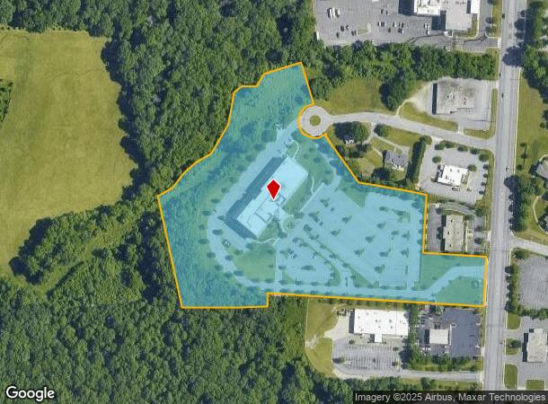  1814 Westchester Dr, High Point, NC Parcel Map