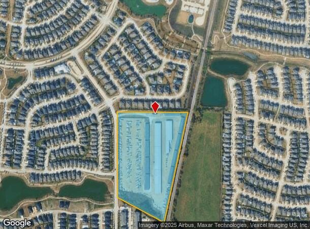 4022 Prairie Crossing Dr, Celina, TX Parcel Map