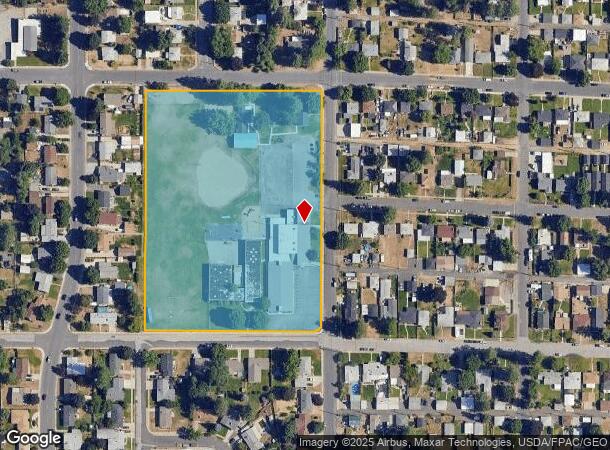  5975 N Cedar St, Spokane, WA Parcel Map
