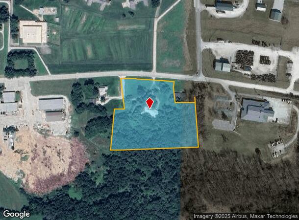 1250 Locust St, Boonville, MO Parcel Map