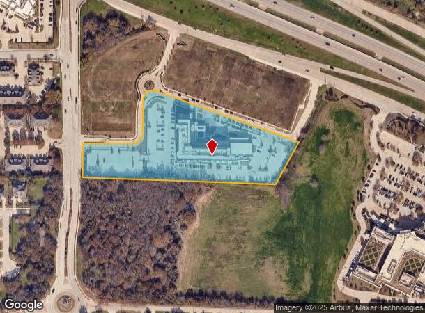1351 N White Chapel Blvd, Southlake, TX Parcel Map