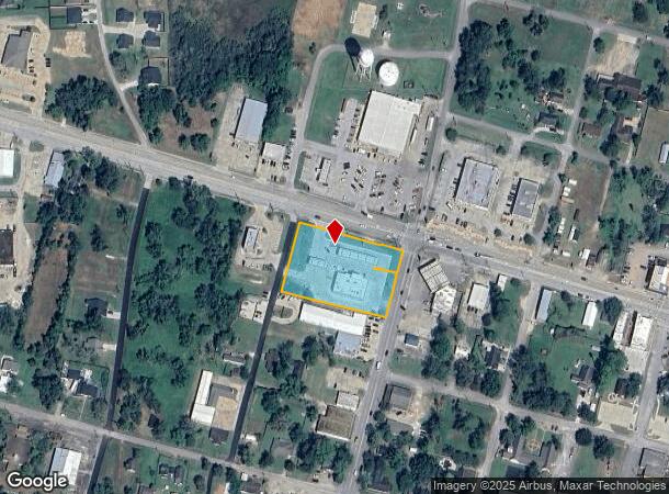  111 W Brazos Ave, West Columbia, TX Parcel Map