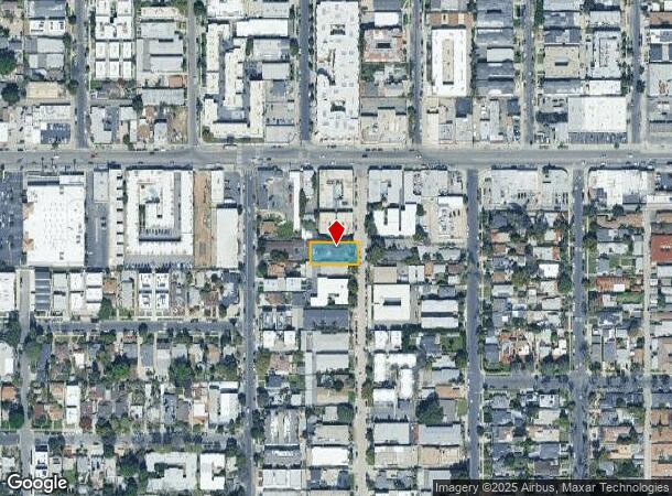  5151 Denny Ave, North Hollywood, CA Parcel Map