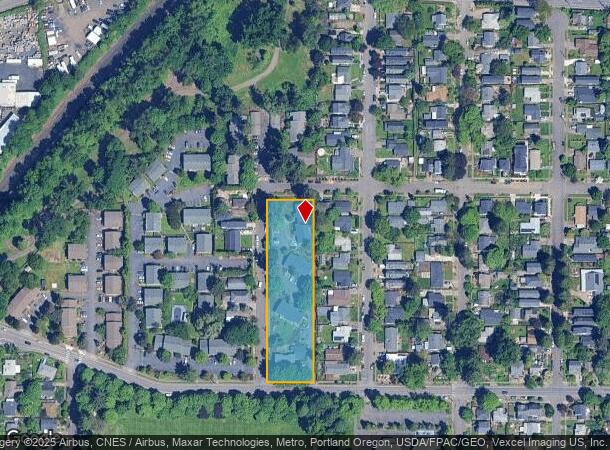  5713 N Fessenden St, Portland, OR Parcel Map