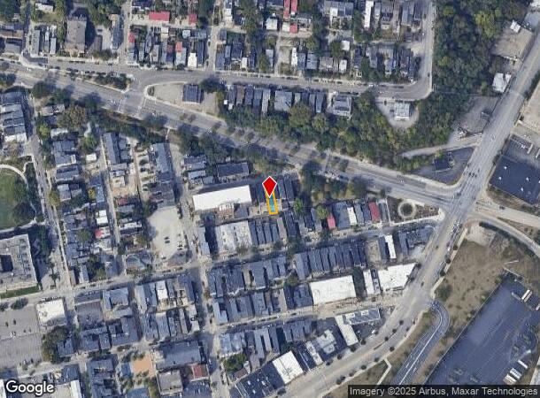  521 Dandridge St, Cincinnati, OH Parcel Map
