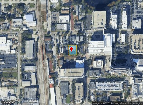 117 W Underwood St, Orlando, FL Parcel Map