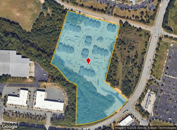  1000 S Amethyst Crest Way, Apex, NC Parcel Map