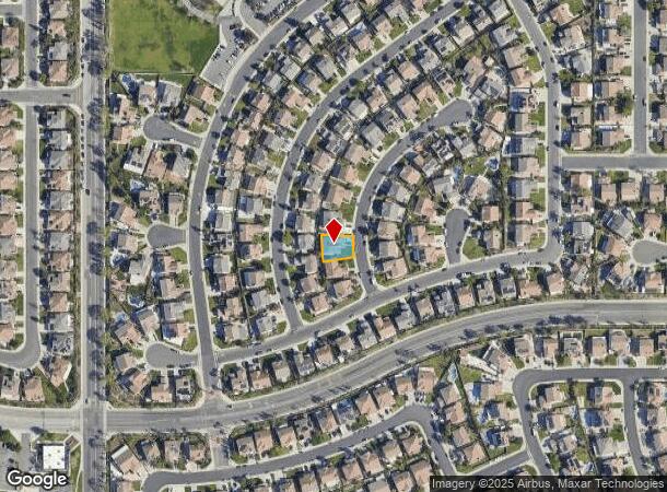  6547 Peridot Ct, Eastvale, CA Parcel Map