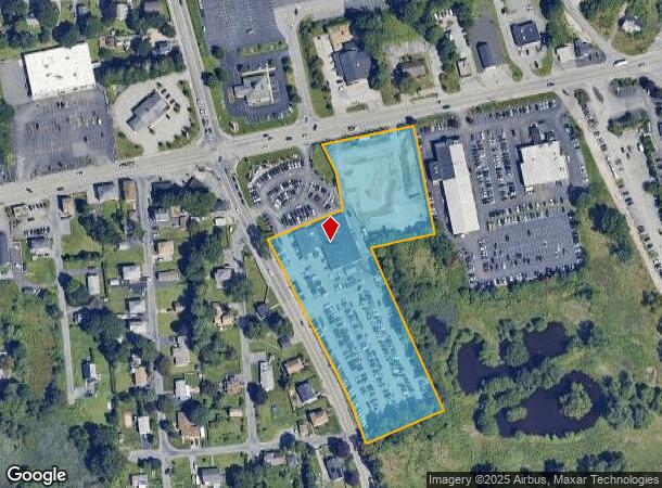 176 Fall River Ave, Seekonk, MA Parcel Map
