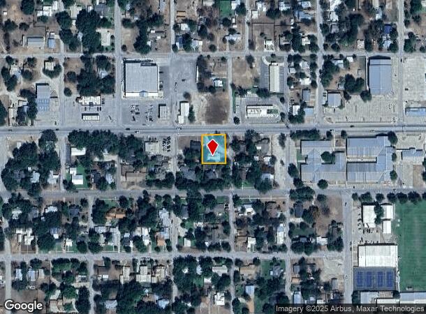 1101 W Wallace St, San Saba, TX Parcel Map