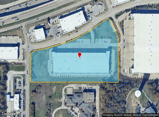  2535 Gifford St, Grand Prairie, TX Parcel Map