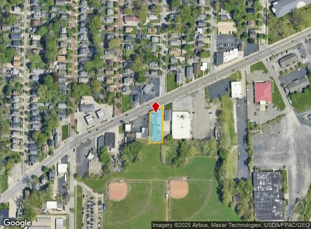  512 E Cuyahoga Falls Ave, Akron, OH Parcel Map
