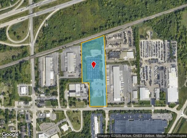34846 Goddard Rd, Romulus, MI Parcel Map