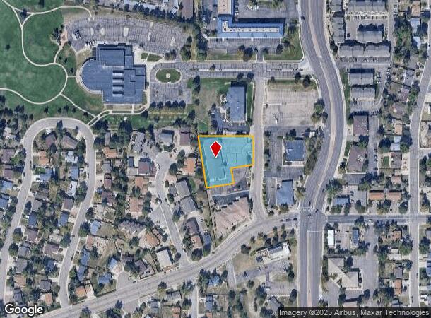  5540 Library Ln, Colorado Springs, CO Parcel Map