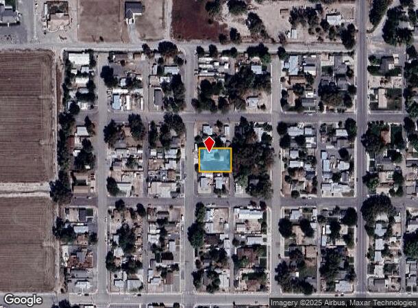  1550 Franklin Ave, Lovelock, NV Parcel Map