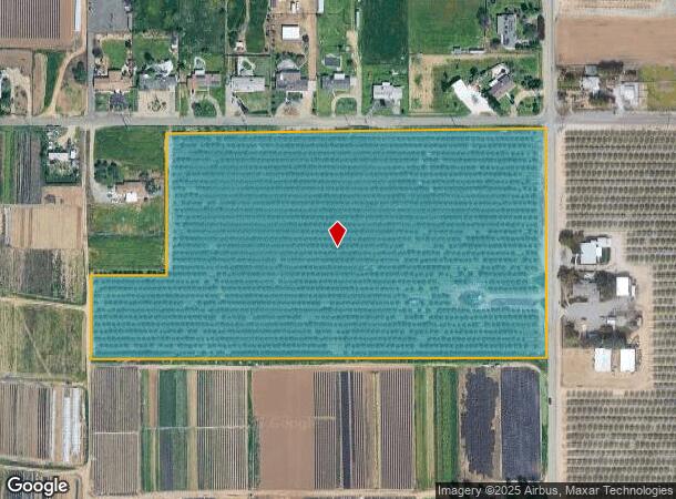 1581 S Temperance Ave, Fresno, CA Parcel Map