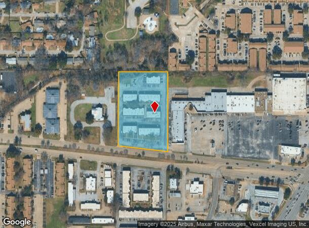  1017 W Pioneer Pkwy, Arlington, TX Parcel Map