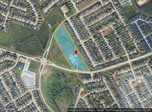 8101 S Collins St, Arlington, TX Parcel Map