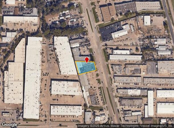 11453 Harry Hines Blvd, Dallas, TX Parcel Map