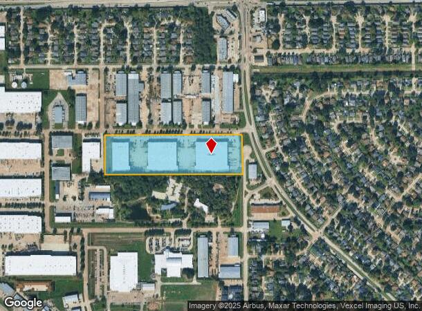 7603 Bluff Point Dr, Houston, TX Parcel Map