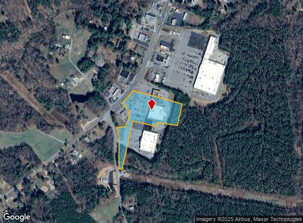 1521 S Main St, Blackstone, VA Parcel Map