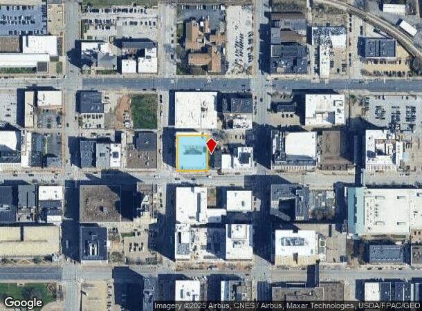 128 W 3Rd St, Davenport, IA Parcel Map