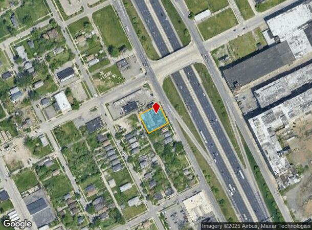  7579 Chrysler Dr, Detroit, MI Parcel Map