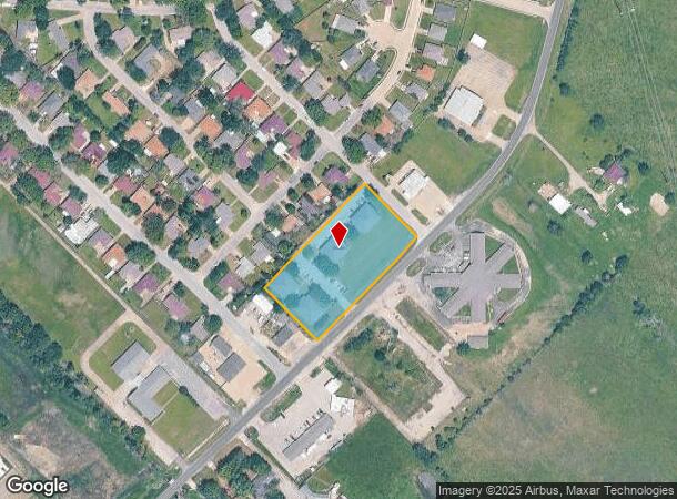 1805 N Frances St, Terrell, TX Parcel Map