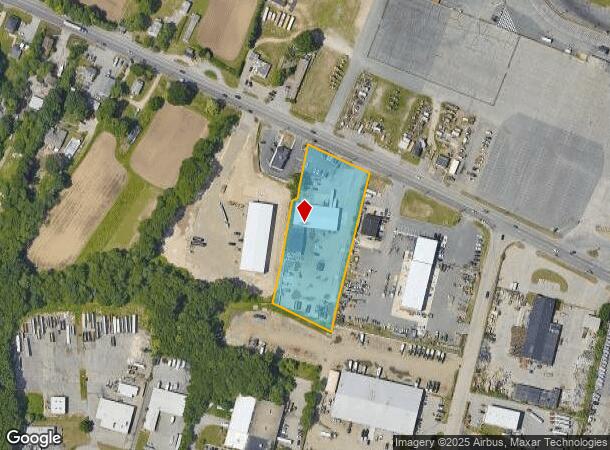  1741 Fall River Ave, Seekonk, MA Parcel Map
