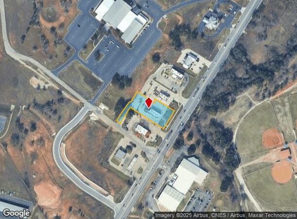 1408 S Water St, Burnet, TX Parcel Map