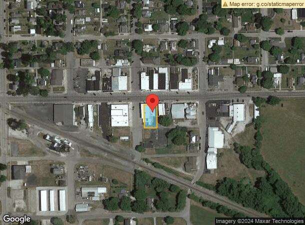  102 E Main St, Mentone, IN Parcel Map