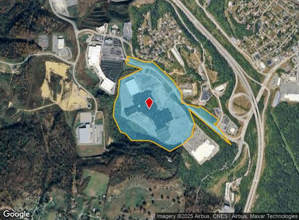  9595 Mall Rd, Morgantown, WV Parcel Map