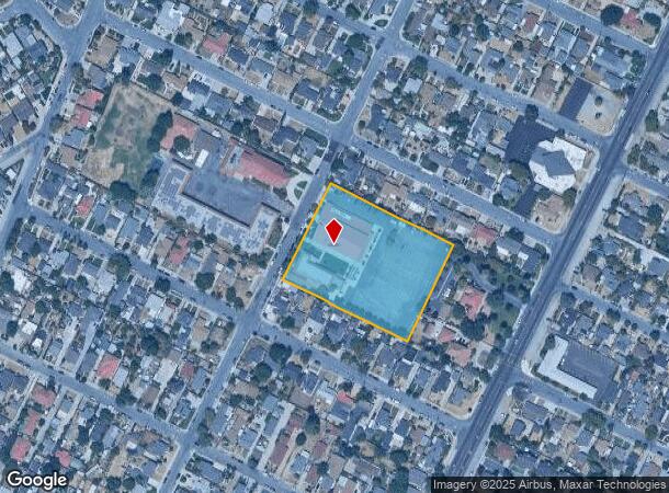  4600 Hyland Ave, San Jose, CA Parcel Map