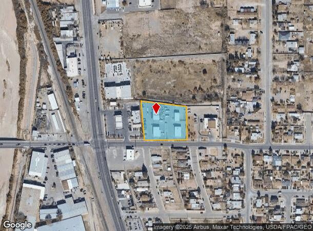  105 E Borderland Rd, El Paso, TX Parcel Map