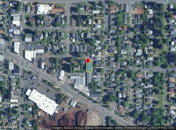  6940 Se Long St, Portland, OR Parcel Map