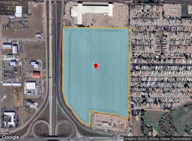 100 N Frontage Rd, Fort Collins, CO Parcel Map