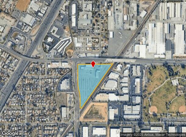  1600 Columbia Ave, Riverside, CA Parcel Map