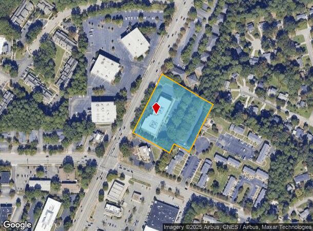  5510 Six Forks Rd, Raleigh, NC Parcel Map