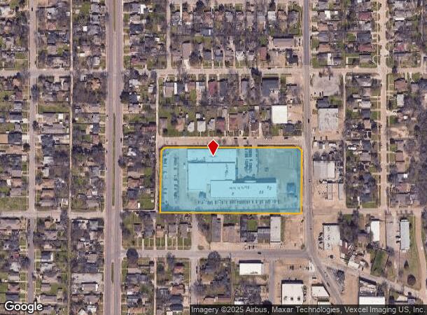  1545 S Ewing Ave, Dallas, TX Parcel Map