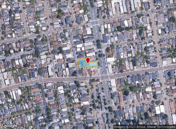 2974 Sacramento St, Berkeley, CA Parcel Map