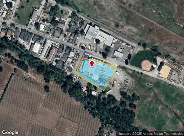  501 Washington St, Calistoga, CA Parcel Map