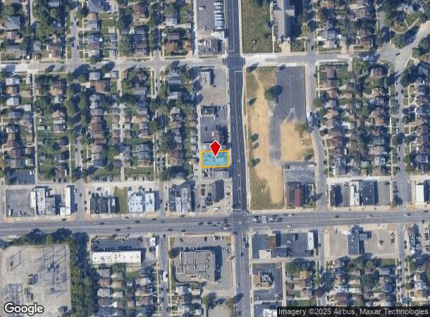 7247 Schaefer Rd, Dearborn, MI Parcel Map