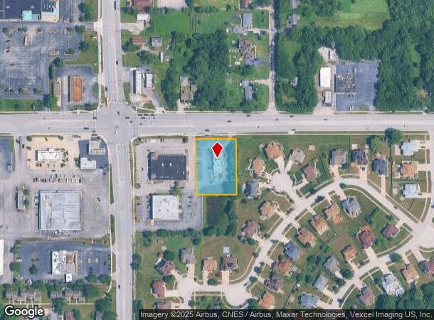  3921 W 183Rd St, Hazel Crest, IL Parcel Map