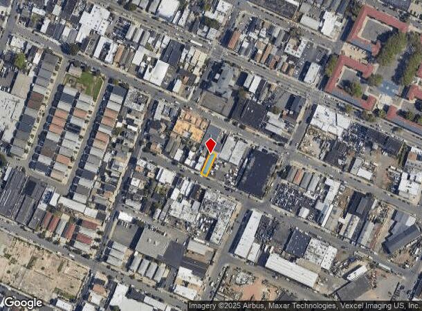  206 Parkhurst St, Newark, NJ Parcel Map