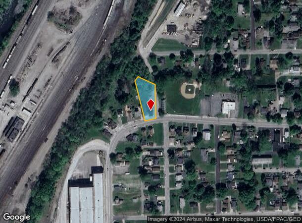  1229 N Sharpsville Ave, Sharon, PA Parcel Map