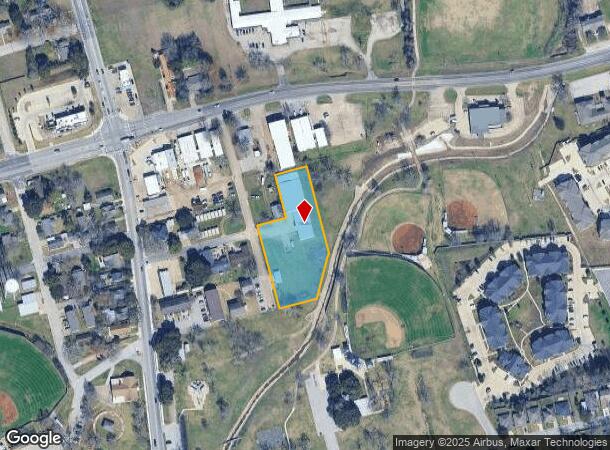 950 Schomburg St, Brenham, TX Parcel Map