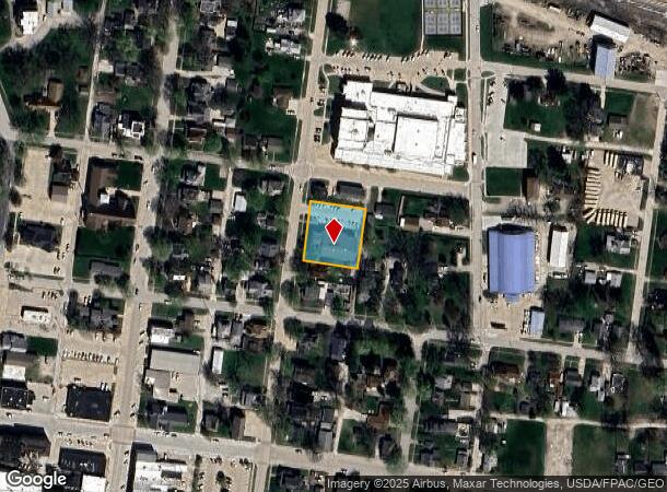 308 N Adams St, Mount Pleasant, IA Parcel Map