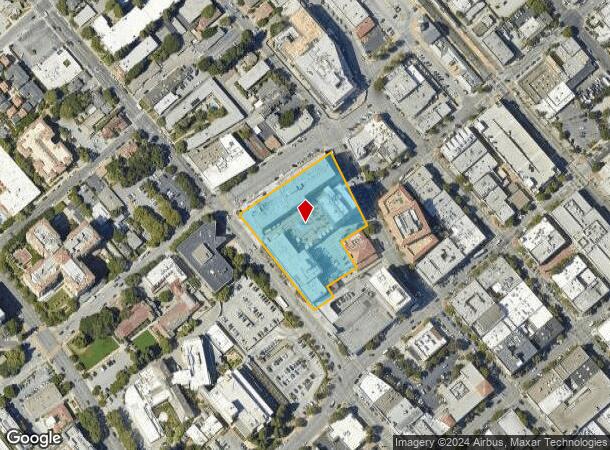  100 S Ellsworth Ave, San Mateo, CA Parcel Map