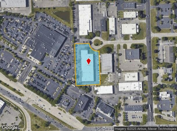 791 Industrial Ct, Bloomfield Hills, MI Parcel Map